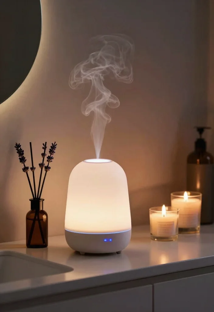 14 Relaxing Bathroom Ideas That Feel Spa Like 47 14 Relaxing Bathroom Ideas That Feel Spa Like 7. Incorporate Aromatherapy 0