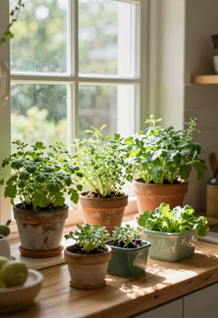 14 Rustic Kitchen Design Ideas with Cozy Character 10. Herb and Vegetable Gardens 0