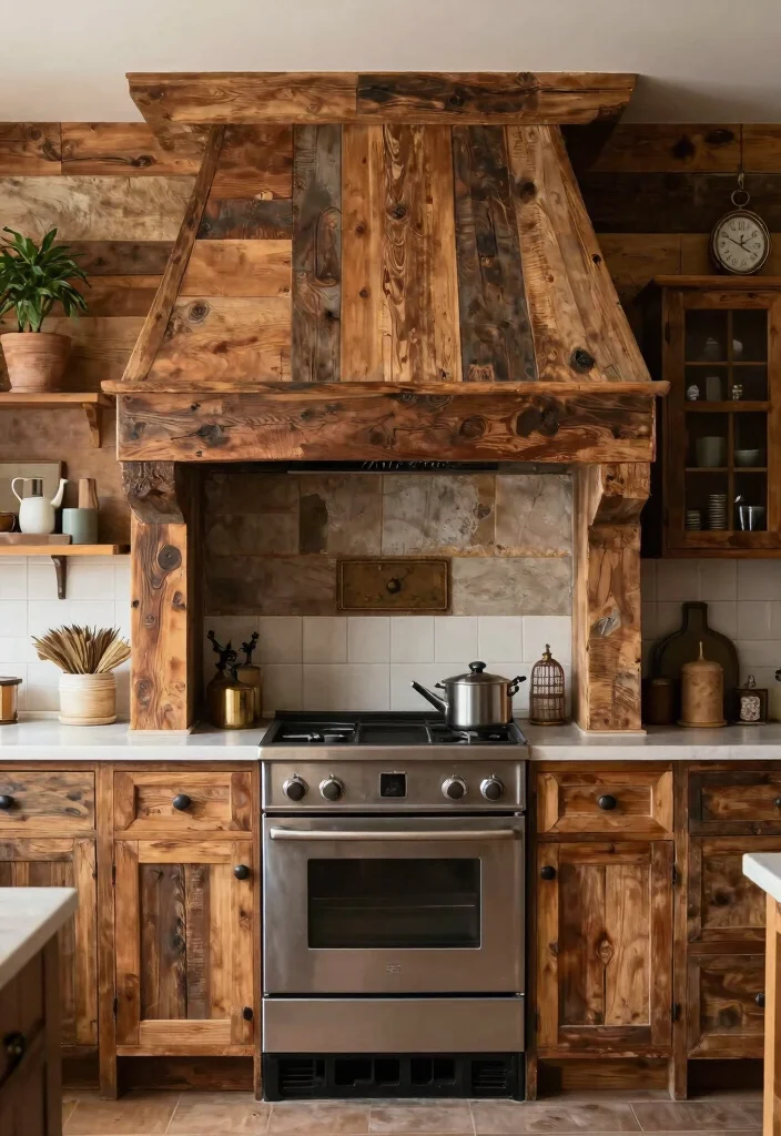 14 Rustic Kitchen Design Ideas with Cozy Character 12. Rustic Accent Walls 0