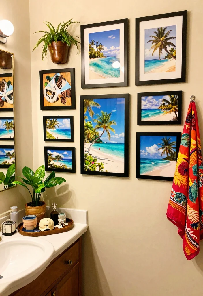 14 Tropical Bathroom Ideas That Feel Like a Vacation 13. Personal Touches 0
