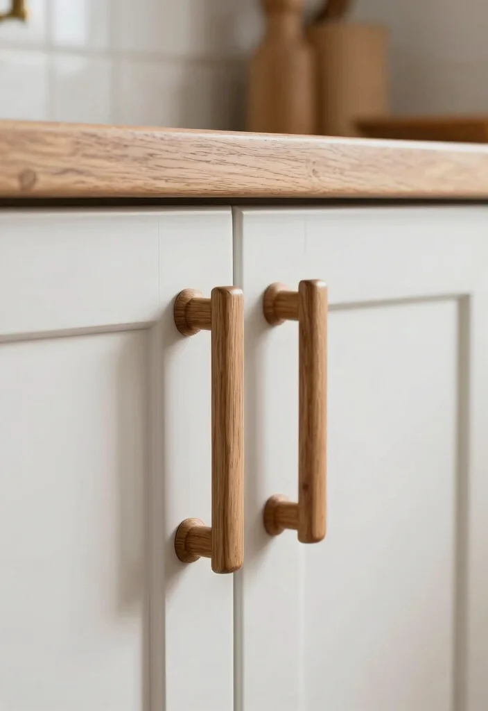 14 Wood Kitchen Ideas That Add Warmth and Texture 9. Wooden Hardware 0