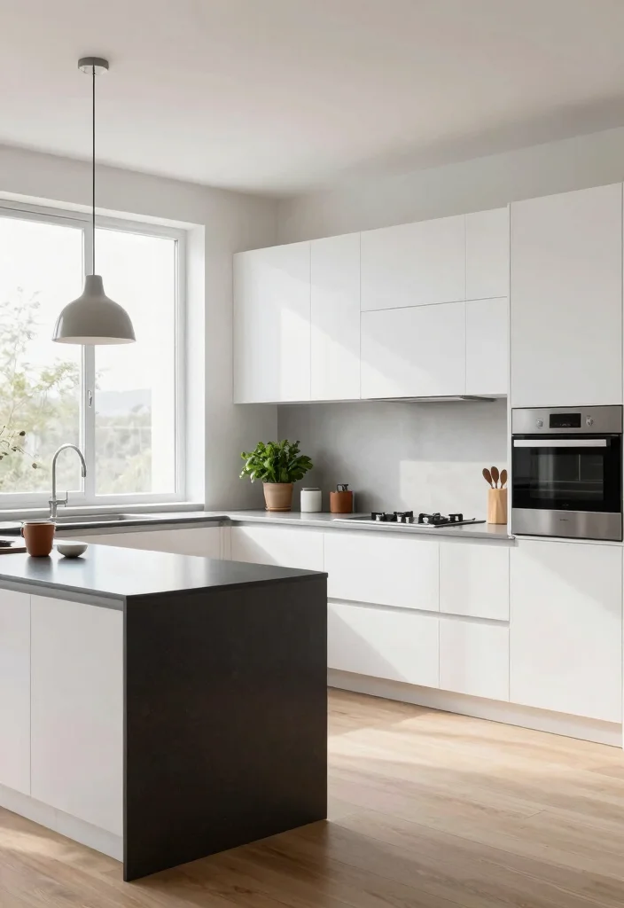 9 Bloxburg House Kitchen Ideas Everyone Is Copying 1. Sleek Modern Minimalism 0