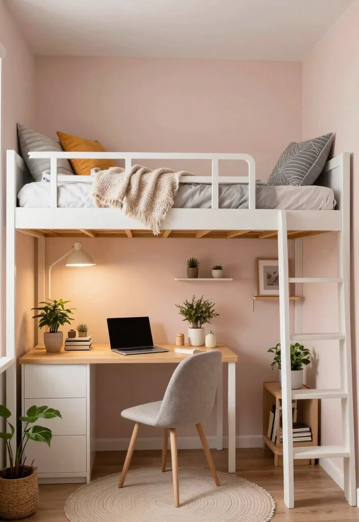 9 Mini Bedroom Ideas That Maximize Every Inch 1 9 Mini Bedroom Ideas That Maximize Every Inch 1. Lofted Bed for Ultimate Space Savings 0