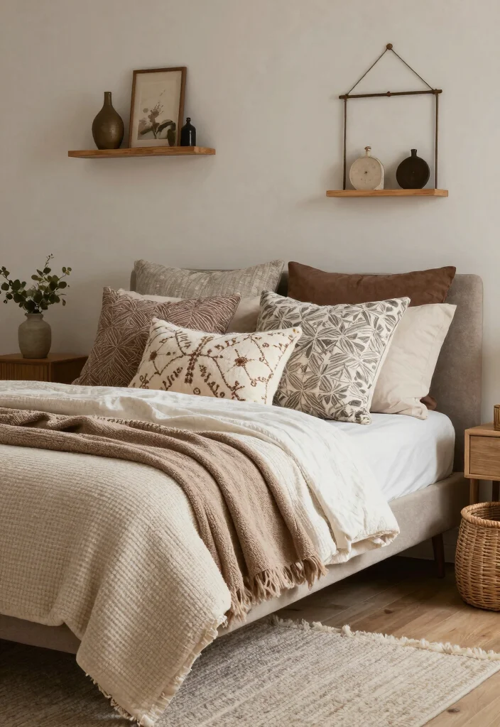 9 Mini Bedroom Ideas That Maximize Every Inch 58 9 Mini Bedroom Ideas That Maximize Every Inch 8. Layered Textures for Depth 0