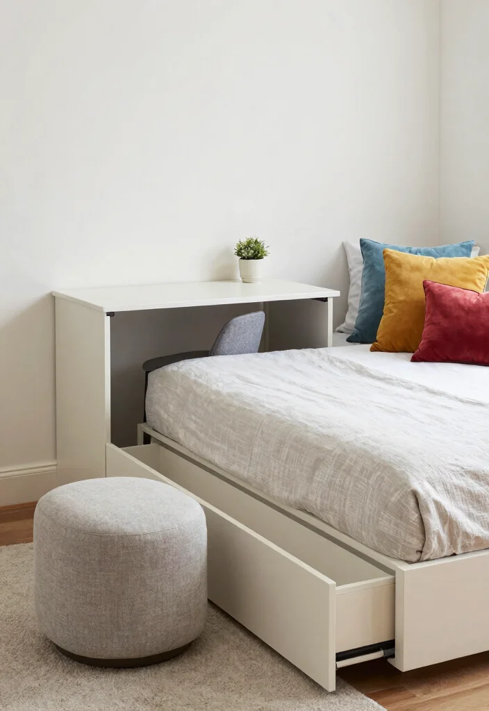 9 Really Small Bedroom Ideas That Actually Work 12 9 Really Small Bedroom Ideas That Actually Work 2. Use Multi Functional Furniture 0